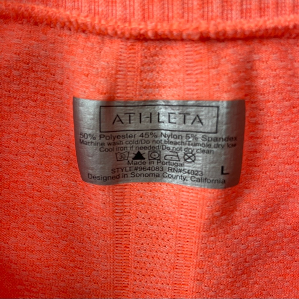Athleta Fast Track Half Zip Pullover~ Euc - image 3